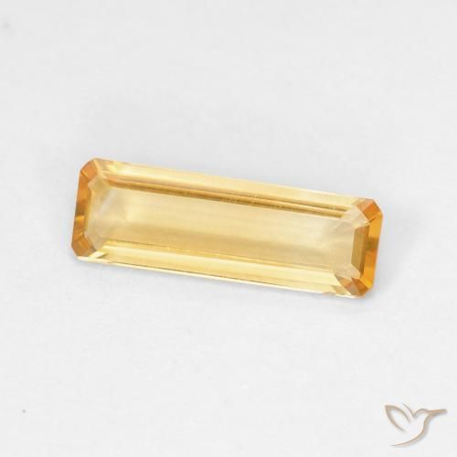 1.03克拉天然黄水晶，八边形，VVS-VS