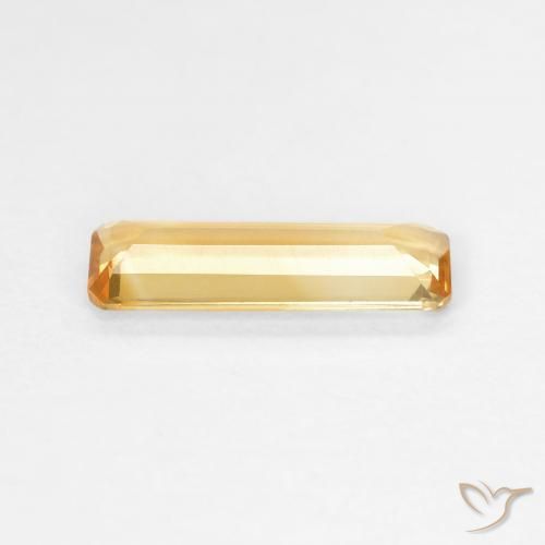 1.03克拉天然黄水晶，八边形，VVS-VS