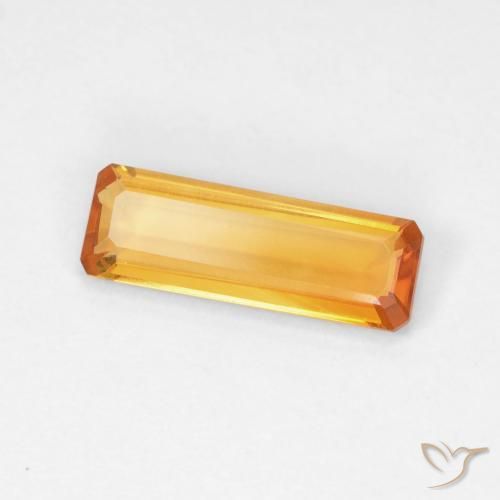1.06克拉天然黄水晶，八边形，VVS-VS