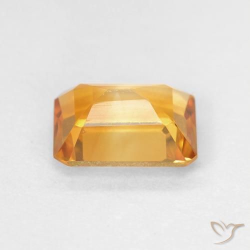 1.40克拉天然黄水晶，八边形，VVS