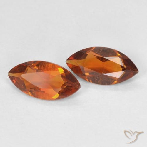 0.88克拉天然黄水晶，榄尖形，VVS