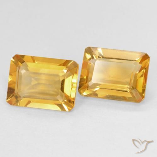 2.91克拉天然黄水晶，八边形，VVS