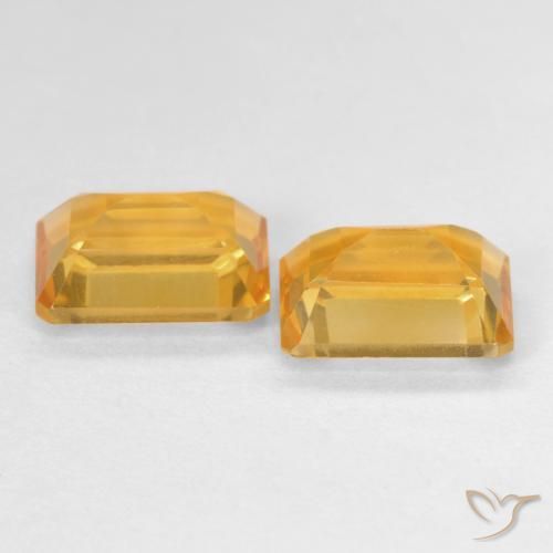 2.91克拉天然黄水晶，八边形，VVS