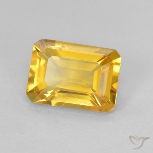 1.30克拉天然黄水晶，八边形，VVS