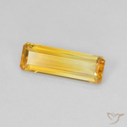 1.26克拉天然黄水晶，八边形，VVS