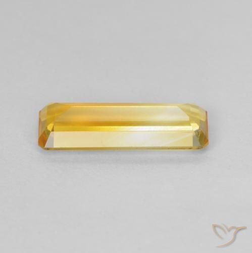 1.26克拉天然黄水晶，八边形，VVS