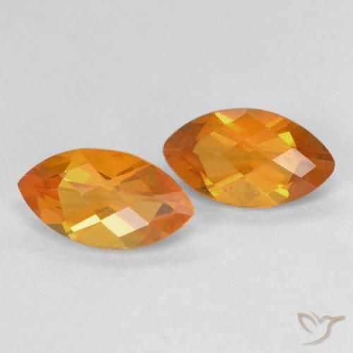 1.93克拉天然黄水晶，榄尖形，VS
