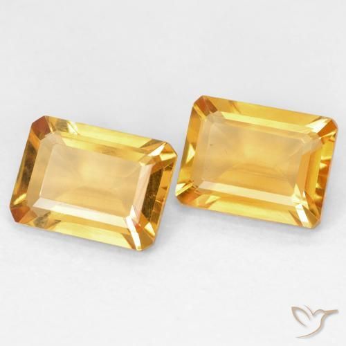 2.66克拉天然黄水晶，八边形，VVS