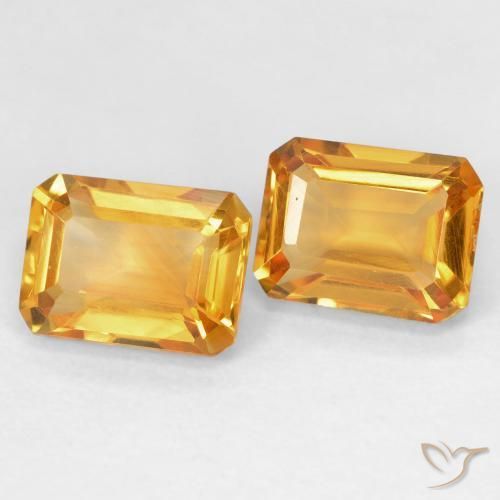 3.17克拉天然黄水晶，八边形，VVS
