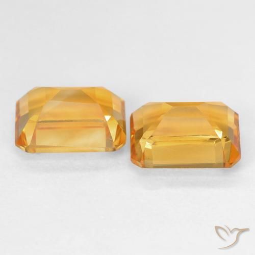 3.17克拉天然黄水晶，八边形，VVS