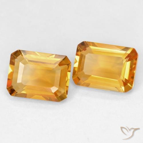 2.91克拉天然黄水晶，八边形，VVS