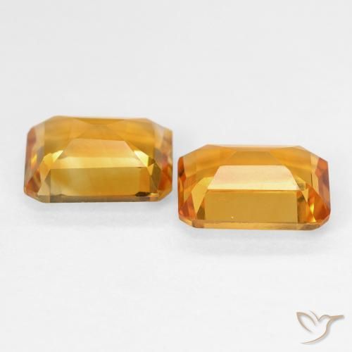 2.91克拉天然黄水晶，八边形，VVS