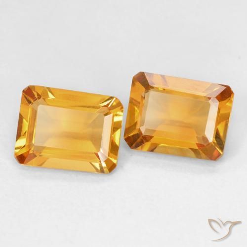 2.57克拉天然黄水晶，八边形，VVS-VS