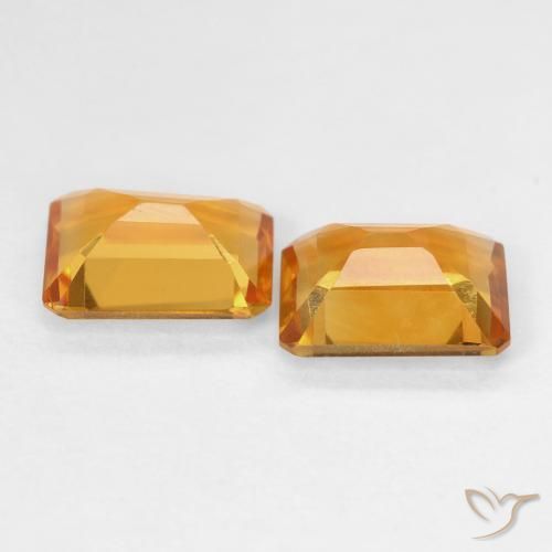 2.57克拉天然黄水晶，八边形，VVS-VS