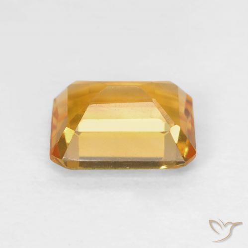 1.42克拉天然黄水晶，八边形，VVS