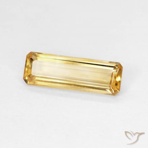 1.37克拉天然黄水晶，八边形，VVS