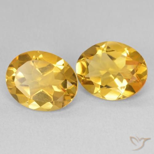 6.38克拉天然黄水晶，椭圆形，VVS-VS