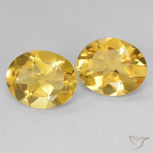 5.60克拉天然黄水晶，椭圆形，VVS-VS