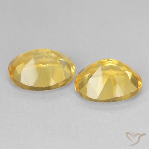 6.60克拉天然黄水晶，椭圆形，VVS-VS