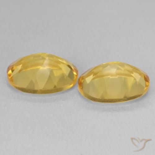 6.41克拉天然黄水晶，椭圆形，VVS-VS