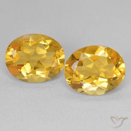 6.58ctw 天然 金色 黄水晶, 椭圆形, VVS-VS
