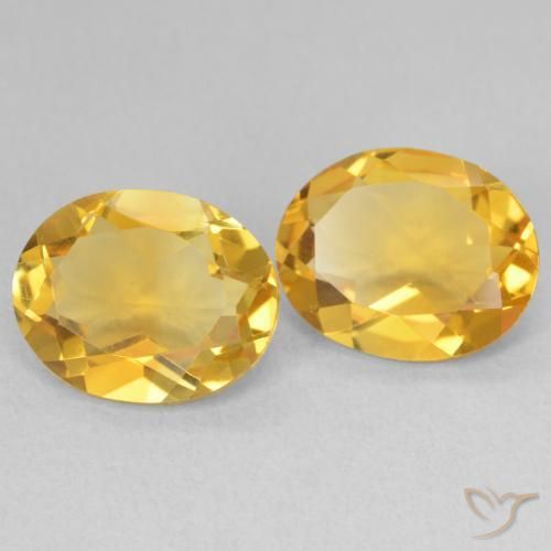 5.81克拉天然黄水晶，椭圆形，VVS-VS