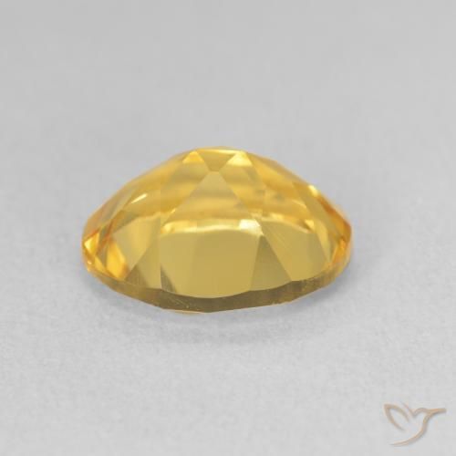 2.98克拉天然黄水晶，椭圆形，VS
