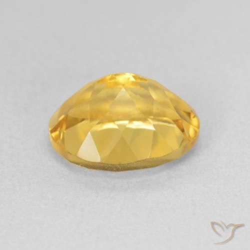 3.51克拉天然黄水晶，椭圆形，VS