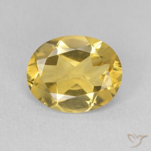 2.82ct 天然 金橙色 黄水晶, 椭圆形, VVS-VS