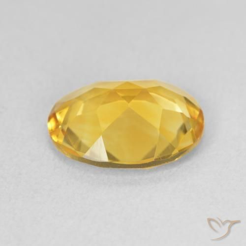 2.69克拉天然黄水晶，椭圆形，VVS-VS