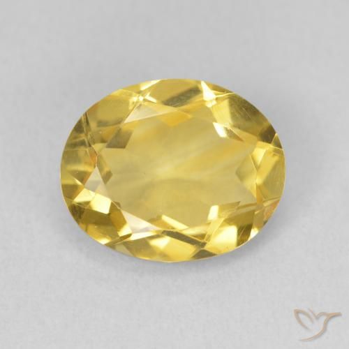 2.85ct 天然 金橙色 黄水晶, 椭圆形, VVS-VS