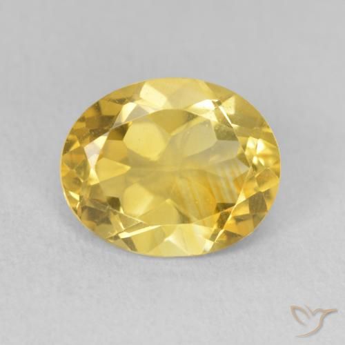 2.89ct 天然 金橙色 黄水晶, 椭圆形, VS
