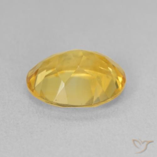 2.89克拉天然黄水晶，椭圆形，VS