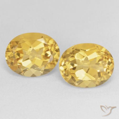 7.61ctw 天然 亮金 黄水晶, 椭圆形, VVS-VS