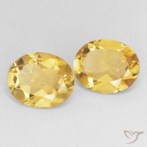 6.43克拉天然黄水晶，椭圆形，VVS-VS