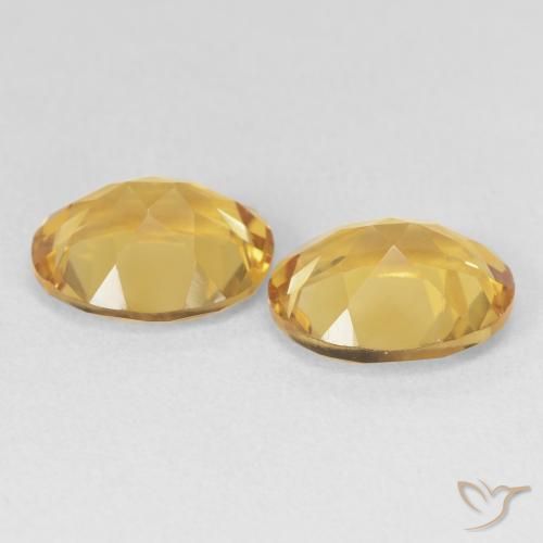 6.43克拉天然黄水晶，椭圆形，VVS-VS