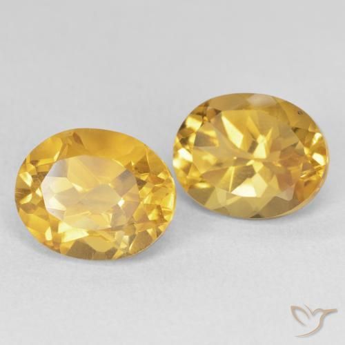 8.32克拉天然黄水晶，椭圆形，VVS-VS