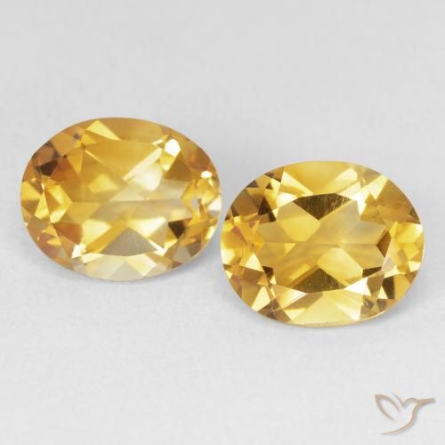 6.88ctw 天然 金色 黄水晶, 椭圆形, VVS-VS
