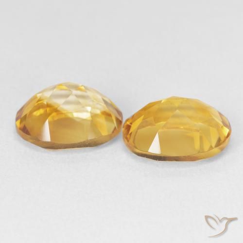 6.88克拉天然黄水晶，椭圆形，VVS-VS