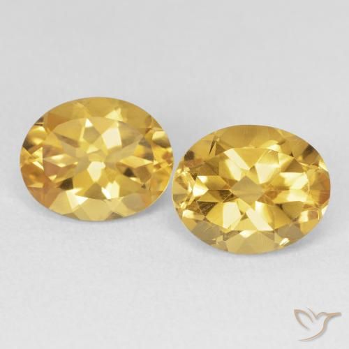 6.74ctw 天然 金色 黄水晶, 椭圆形, VVS-VS