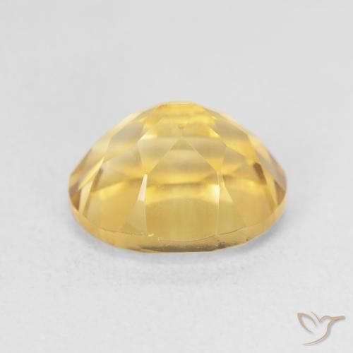 3.99克拉天然黄水晶，椭圆形，VVS