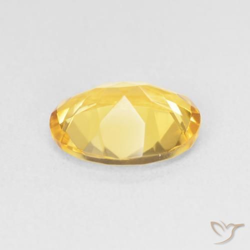 2.71克拉天然黄水晶，椭圆形，VVS
