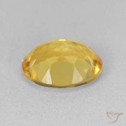 3.32克拉天然黄水晶，椭圆形，VVS-VS