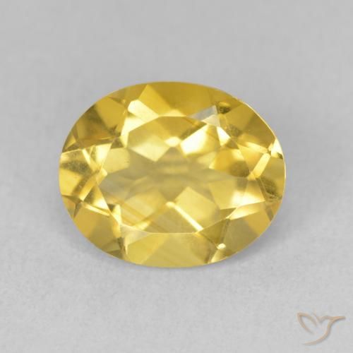 3.06ct 天然 金橙色 黄水晶, 椭圆形, VVS-VS