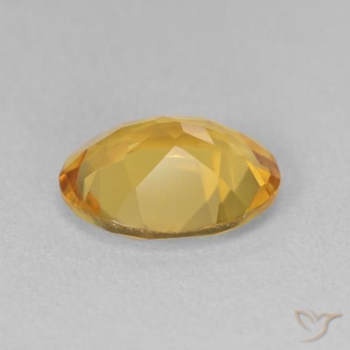 2.86克拉天然黄水晶，椭圆形，VVS-VS