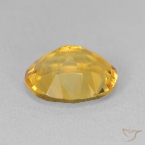 3.28克拉天然黄水晶，椭圆形，VVS
