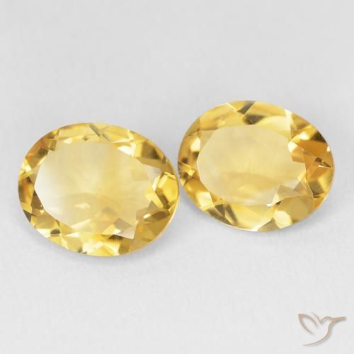 5.23克拉天然黄水晶，椭圆形，VVS-VS