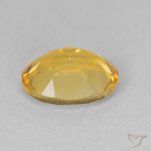 3.30克拉天然黄水晶，椭圆形，VS
