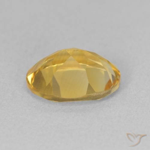 2.95克拉天然黄水晶，椭圆形，VS