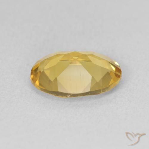 2.38克拉天然黄水晶，椭圆形，VS